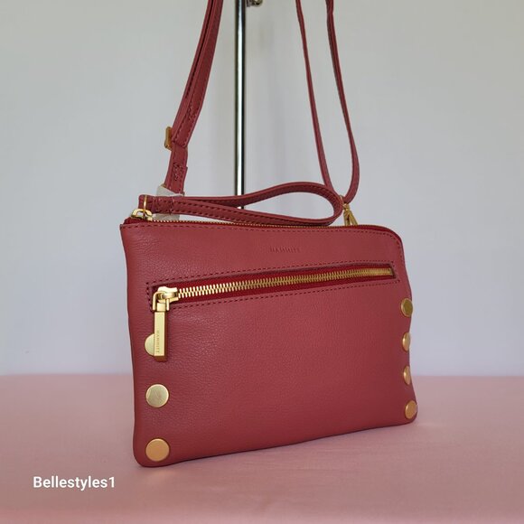 HAMMITT NASH Small Pebbled Leather Crossbody - Rouge Pink color π$175. - Picture 4 of 16